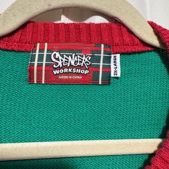 Ultimate Tacky Light-Up Ugly Christmas Sweater Tree NWT 2X - Picture 3 of 9